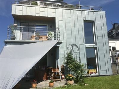 Fassadenverkleidung mit neuer Fassade in Leverkusen